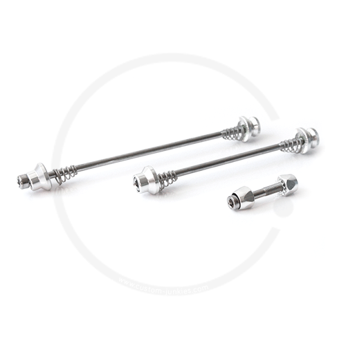 MTB Bolt-On Skewers | Front &amp; Rear Wheel &amp; Seatpost - silver