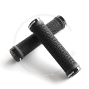 SRAM Double Clamp Lock-On Grips | black, red, white