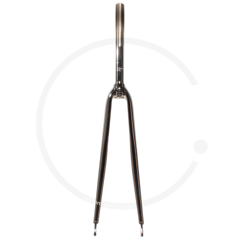 28&quot; Chromed Steel Road Racing Fork | 1 inch Threaded