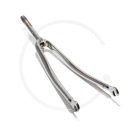 28" Chromed Steel Road Racing Fork | 1 inch Threaded | 240mm Steerer