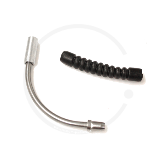 V-Brake Pipe 90° with Rubber Boot