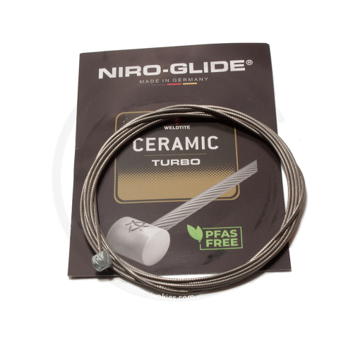 NIRO-GLIDE TURBO Stainless Steel Inner Brake Cable MTB | Barrel Nipple | 1.5 x 2050mm