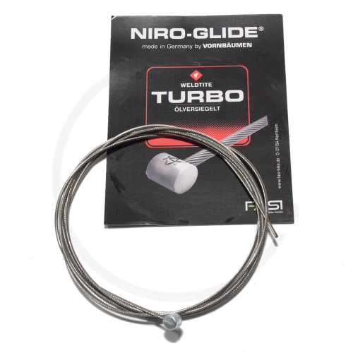 NIRO-GLIDE TURBO Stainless Steel Inner Brake Cable MTB | Barrel Nipple | 1.5 x 2050mm