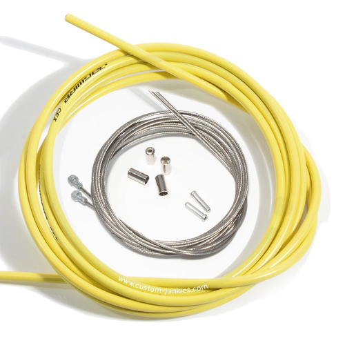 Brake Cable Set Jagwire/ Shimano | ROAD | front-and-rear cables & housing - yellow