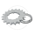 Miche Track Sprocket with Carrier | Steel Silver | 1/2 x 1/8" (3mm width) - 15T