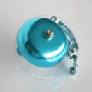 Klingel | Retro Rennrad Glocke mit Feder - blau