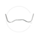 Moustache Lenker | Breite 495mm | Klemmung 25.4 | silber poliert