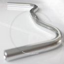 Moustache Lenker | Breite 495mm | Klemmung 25.4 | silber poliert