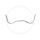 Moustache Lenker | Breite 495mm | Klemmung 25.4 | silber poliert
