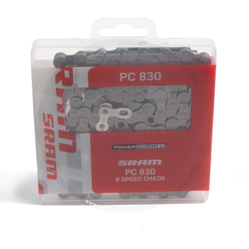 SRAM PC 830 Bicycle Chain | 6 7 8 speed | 1/2 x 3/32&quot;