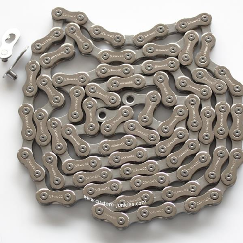 Connex 904 Bicycle Chain | 9 speed | 1/2 x 11/128&quot; | nickel-plated outer links