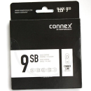 Connex 9SB Black Edition Kette | 9-fach kompatibel | 1/2 x 11/128" | schwarz-gold | 114 Glieder