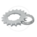 Miche Track Sprocket with Carrier | Steel Silver | 1/2 x 1/8" (3mm width) - 17T