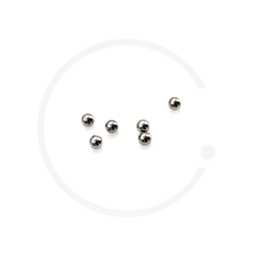 Chrome Steel Balls | 3/16 inch (4.762mm) | e.g. for Front Hub Loose Ball Bearings