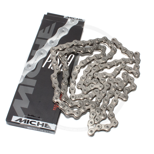 Miche Pista Track Chain | Single Speed | 1/2 x 1/8&quot; | nickel-plated
