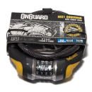 Onguard Dobermann Combo #8031 | Combination Coiled Cable Lock 185cm x 12mm
