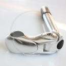Kalloy Adjustable 1 inch Quill Stem | Handlebar Clamp 25.4 | Lenght 80mm - silver