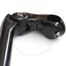 Kalloy Adjustable 1 1/8 inch Quill Stem | Handlebar Clamp 25.4 | black - 100m