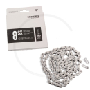 Connex 8SX Bicycle Chain | 6/7/8- speed | 1/2 x 3/32" | Stainless Steel, nickel-plated | 114 Links