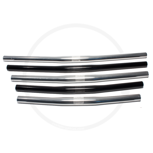 Custom Junkies Flatbar | Aluminium | Ø 25.4 / 22.2 -  black, 380mm
