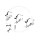 Tektro Cable Housing Clips for Top Tube | 3 Pcs | Ø 25.4 or Ø 28.6