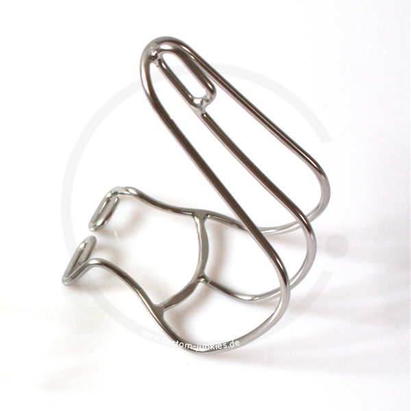 MKS NJS Road Bike Pedal Toe Clips – Steel Alloy Leather, Fixed Gear/Single Speed, Vintage City/Track Bike – 9/16″ Axle