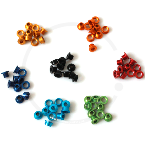 Double Alloy Chainring Bolts | various colours