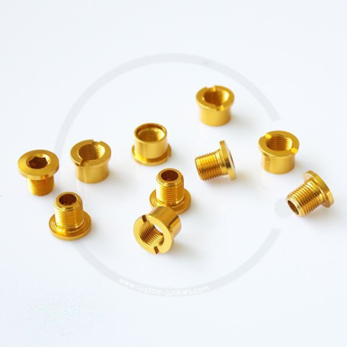 best quality superlite,gold blue DOUBLE Tensile Alloy Chainring Bolts red 
