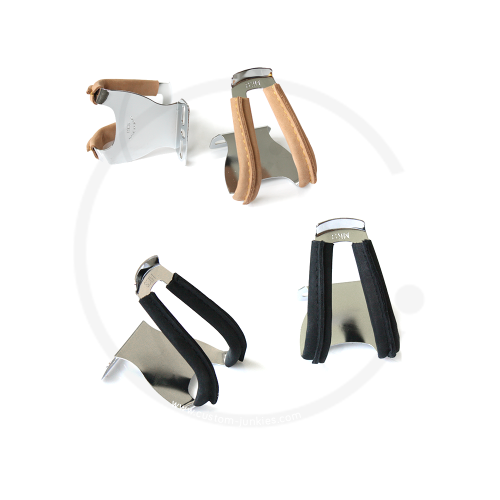 MKS Half-Clip Steel w/leather Pedalhaken
