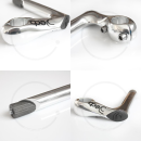 Deda Murex HPS 1 inch Quill Stem | Clamp 26.0 | silver polished