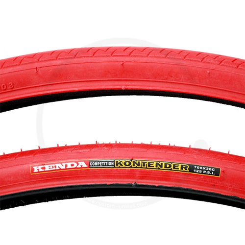 Action Messenger Kenda 700x28c 100PSI K1067 Tires Red 