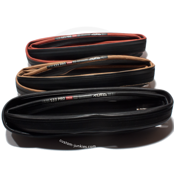 thumbnail image 2 of Tufo S-33 Pro Tubular Road Tire – 700x24c, Tan Sidewall / Black Tread, 700C 2 of 4