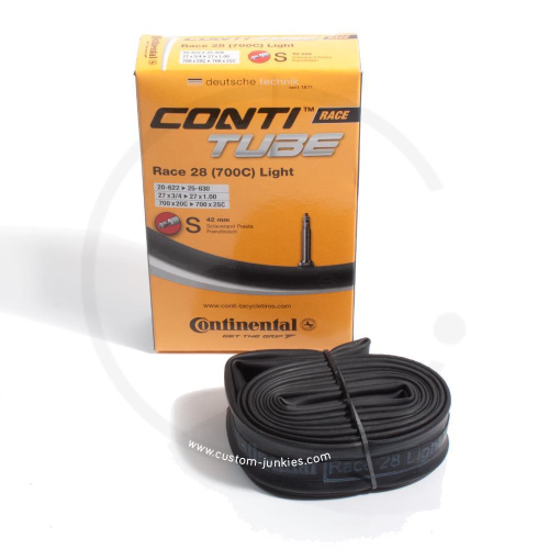42mm or 60mm Details about   Continental Race 28 Supersonic Road Bike Inner Tube 700c Presta 
