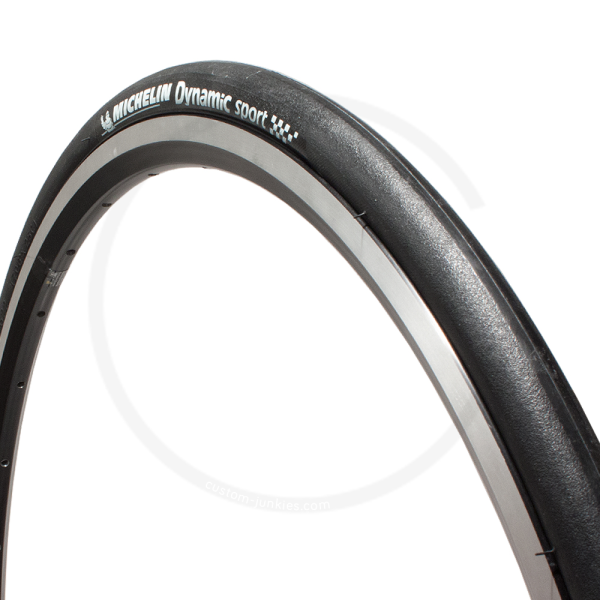 Michelin Dynamic Sport Bike Tyre 700x25C Folding Clincher Tire Full Black 