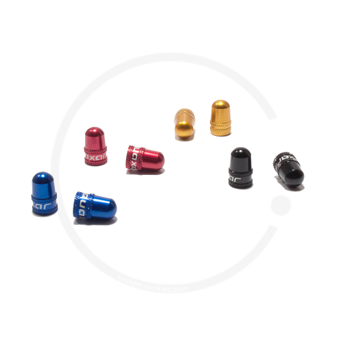 Schrader Valve Caps MTB | Aluminium anodised | 2 Pcs | various colours