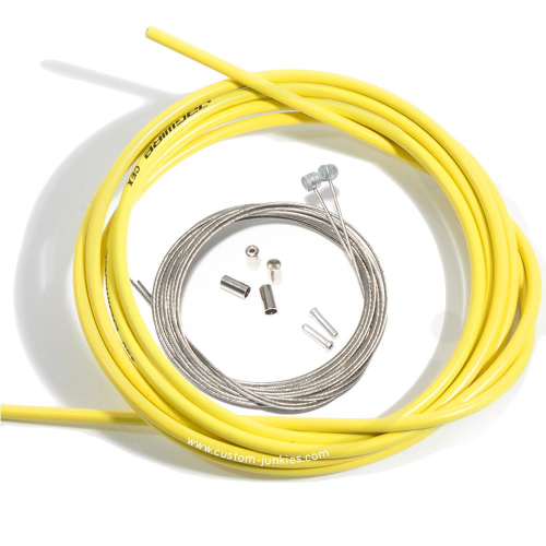 Brake Cable Set Jagwire/ Shimano | MTB | front-and-rear cables & housing - yellow