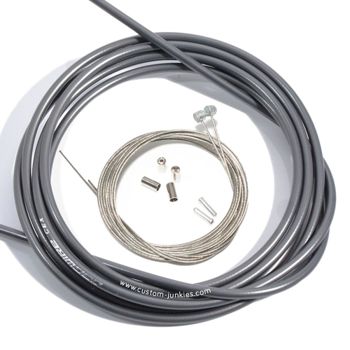Brake Cable Set Jagwire/ Shimano | MTB | front-and-rear cables & housing - high-tech grey