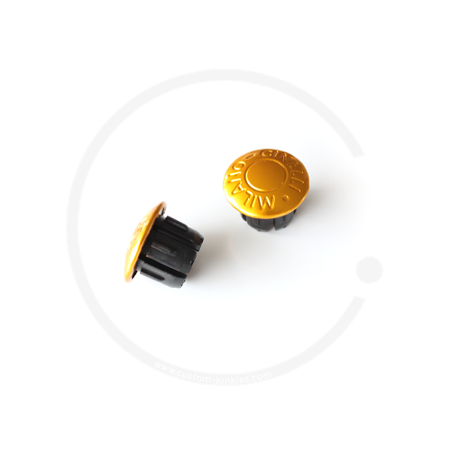 Cinelli Milano Anodized Bar Plugs | 2 pieces - gold
