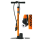 SKS Rennkompressor Floor Pump with Pressure Gauge | 16 bar | Multi Valve | orange