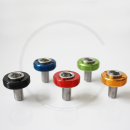 Crank Bolts with Anodized Alloy Dust Cap | Square Taper | MTB/Road
