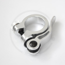 Seat Clamp with Quick Release - silver, 34.9