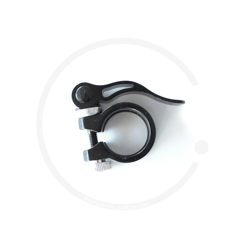 Seat Clamp with Quick Release - black, 34.9