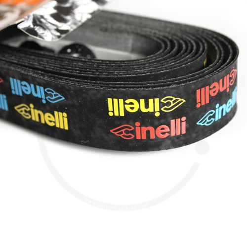 Cinelli Logo Velvet Ribbon | Synth. Lenkerband - multicolor