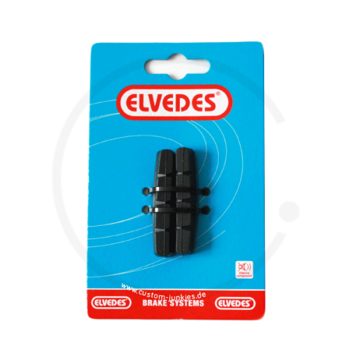 Brake Pads Elvedes 6810 for Brake Shoes Elvedes Road 6811 & 6835 | Shimano 55mm | black