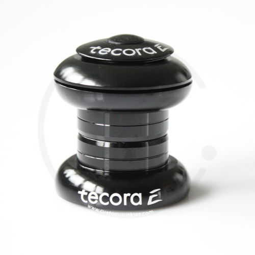 Tecora E EC34 | 1 1/8" Ahead-Steuersatz | Alu | Cartridge-Lager - schwarz