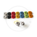 Crank Bolts with Alloy Dust Cap for Square Taper Cranks | various colours