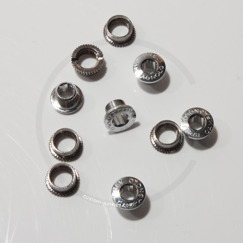 Campagnolo Track Nut 10mm X 26tpi Rear, Black (RH-PI005) - Single Bicycle Axle Nut