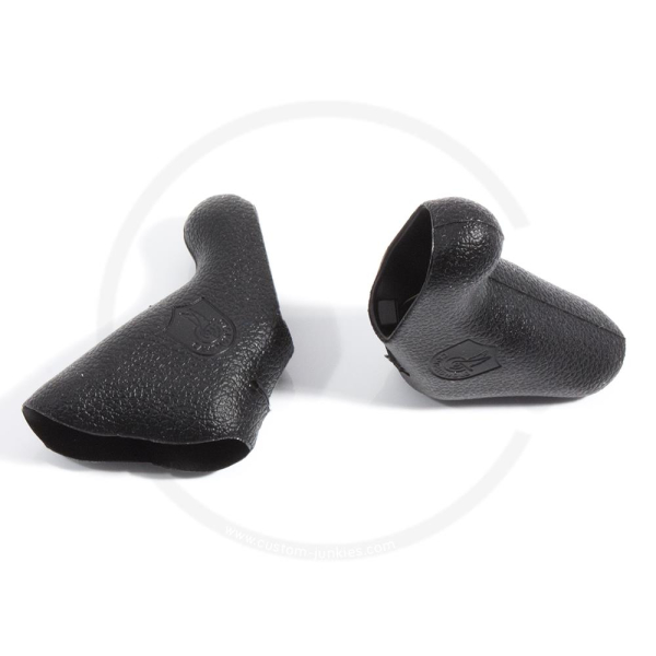 Capots Caoutchouc Campagnolo Ergopower EC-RE600 - Pour Shifter 12 Vitesses - Noir - Neuf Italie