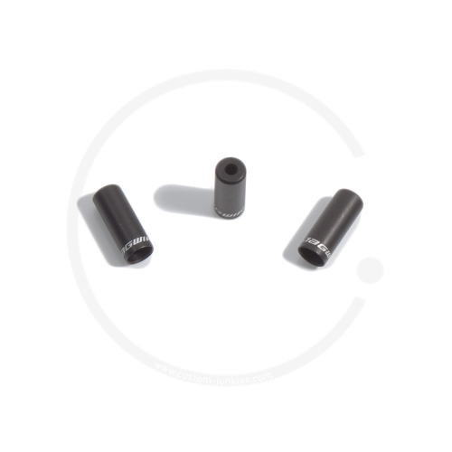 Jagwire Brake Cable Outer End Cap | Aluminium | &Oslash; 5mm - black