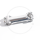Zoom 1 1/8 inch Ahead Stem 7° | Clamp 25.4 - silver, 110mm